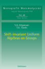 Shift-invariant Uniform Algebras on Groups
