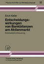 Entscheidungswirkungen von Bankbilanzen am Aktienmarkt: Eine empirische Untersuchung