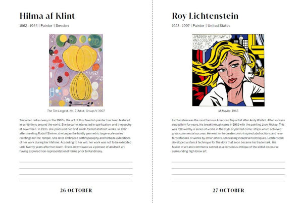 An Artist A Day: A Daily Diary of Artists' Birthdays
