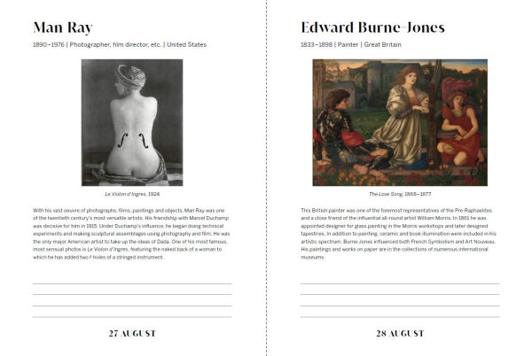 An Artist A Day: A Daily Diary of Artists' Birthdays