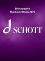Bibliographie Musikschrifttums1979