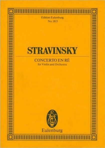 Concerto in D: for Violin and Orchestra