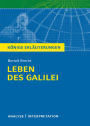 Leben des Galilei von Bertolt Brecht.: Textanalyse und Interpretation mit ausführlicher Inhaltsangabe und Abituraufgaben mit Lösungen