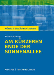 Title: Am kürzeren Ende der Sonnenallee: Analyse / Interpretation, Author: Thomas Brussig