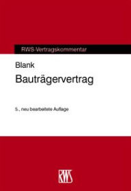 Title: Bauträgervertrag, Author: Manfred Blank