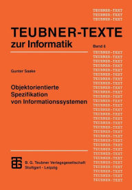 Title: Objektorientierte Spezifikation von Informationssystemen, Author: Gunter Saake