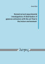 Numerical and experimental investigations of distribution of gaseous emissions with the air flow in the indoor environment