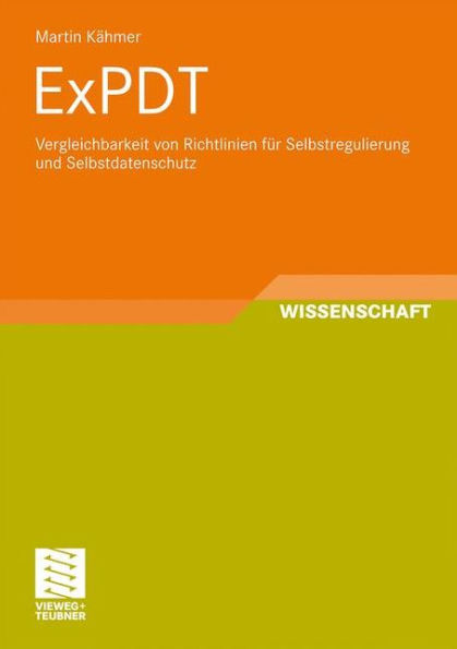 ExPDT: Vergleichbarkeit von Richtlinien für Selbstregulierung und Selbstdatenschutz