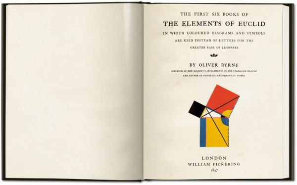Oliver Byrne. The First Six Books of the Elements of Euclid
