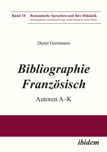 Bibliographie Französisch: Autoren A - K