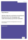 Welche Faktoren und Motive beeinflussen Menschen bei der Aneignung und Aufrechterhaltung sportlicher Aktivität?