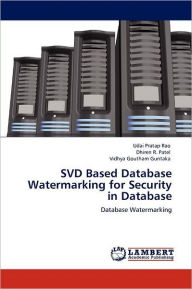 Svd Based Database Watermarking For Security In Database