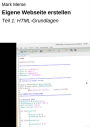 Eigene Webseite erstellen: Teil 1: HTML-Grundlagen