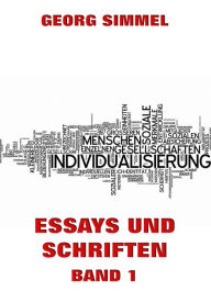 Title: Essays und Schriften, Band 1, Author: Georg Simmel