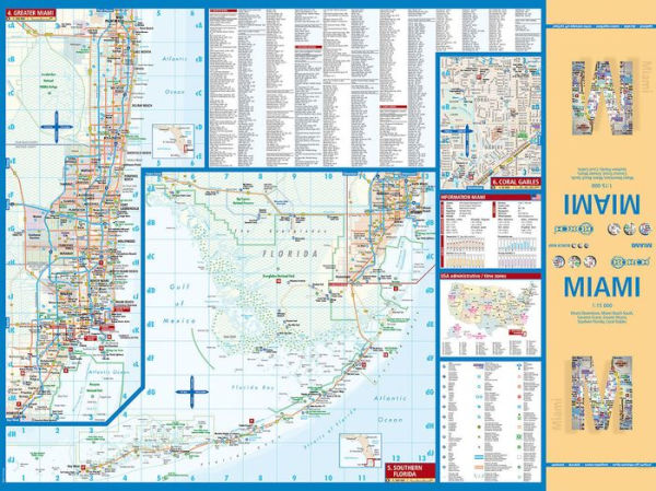 Miami, Florida Map