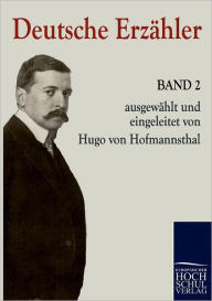 Title: Deutsche Erzahler, Author: Hugo von Hofmannsthal