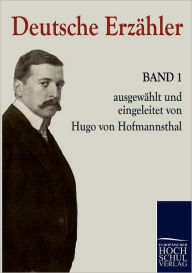 Title: Deutsche Erzahler, Author: Hugo von Hofmannsthal