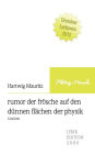 rumor der frösche auf den dünnen flächen der physik