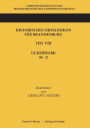Historisches Ortslexikon für Brandenburg, Teil VIII, Uckermark, Band 2: M-Z