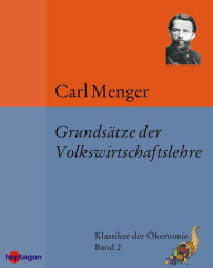 Title: Grundsätze der Volkswirtschaftslehre, Author: Carl Menger