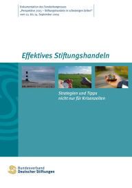 Title: Effektives Stiftungshandeln. Strategien und Tipps nicht nur für Krisenzeiten: Dokumentation des Sonderkongresses 