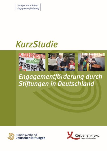 Engagementförderung durch Stiftungen in Deutschland: KurzStudie