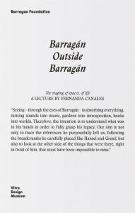 Title: Barragán Outside Barragán: A Journey through Books, Trips, Exhibitions and Friends, Author: Luis Barragan
