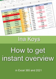 Title: How to get Instant Overview: In Excel 365 und 2021, Author: Ina Koys