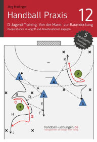 Title: Handball Praxis 12 - D-Jugend-Training: Von der Mann- zur Raumdeckung - Kooperationen im Angriff und Abwehroptionen dagegen: Handball Fachliteratur, Author: Jörg Madinger