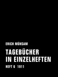 Title: Tagebücher in Einzelheften. Heft 6: 1911, Author: Erich Mühsam