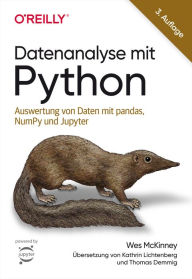 Title: Datenanalyse mit Python: Auswertung von Daten mit pandas, NumPy und Jupyter, Author: Wes McKinney