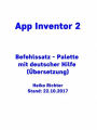 AppInventor2 Befehlssatz