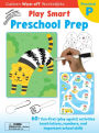 Play Smart Preschool Prep Ages 2-4: At-home Wipe-off Workbook with Erasable Marker