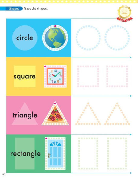 Play Smart Learn to Write Workbook: Ages 3-5: Tracing, Letters, Numbers, Shapes