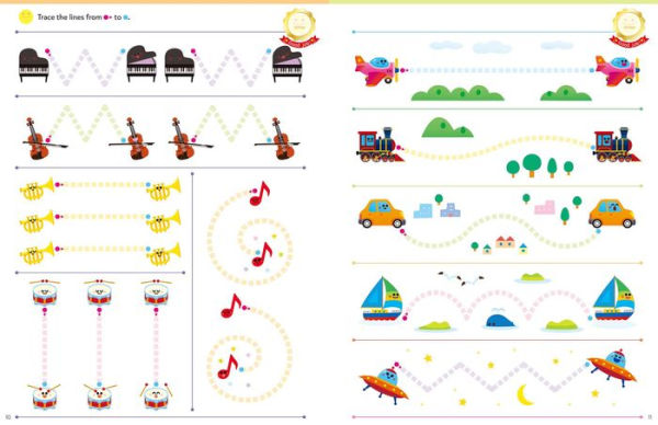 Play Smart Learn to Write Workbook: Ages 3-5: Tracing, Letters, Numbers, Shapes