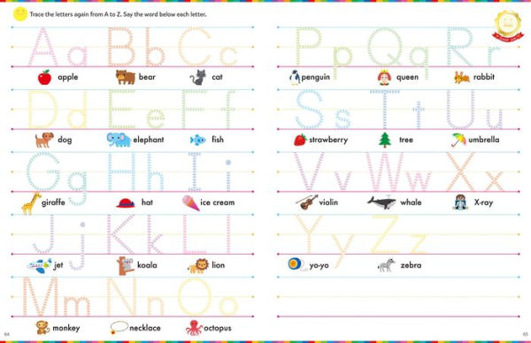 Play Smart Learn to Write Workbook: Ages 3-5: Tracing, Letters, Numbers, Shapes