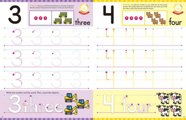 Play Smart Learn to Write Workbook: Ages 3-5: Tracing, Letters, Numbers, Shapes