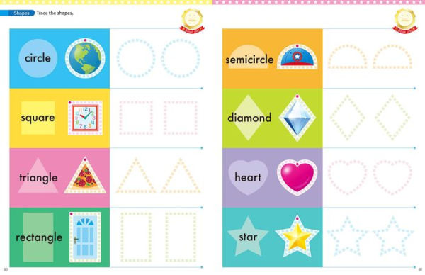 Play Smart Learn to Write Workbook: Ages 3-5: Tracing, Letters, Numbers, Shapes