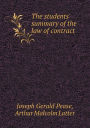 The students' summary of the law of contract