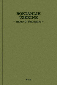 Title: BoktanlÜzerine, Author: Harry G. Frankfurt