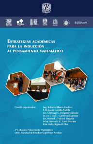 Title: Estrategias académicas para la inducción al pensamiento matemático, Author: Roberto Blanco Bautista