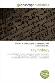 Title: Etymology, Author: John McBrewster