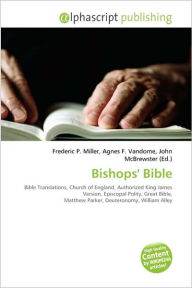 Title: Bishops' Bible, Author: Frederic P. Miller