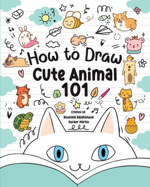The Drawing Book for Kids: Wild Animals — Step-by-Step with Space to Practice (drawing Books for Kids)