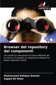 Title: Browser del repository dei componenti, Author: Muhammad Rafique Danish