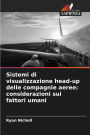 Sistemi di visualizzazione head-up delle compagnie aeree: considerazioni sui fattori umani