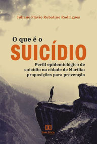 Title: O que é o suicídio: perfil epidemiológico de suicídio na cidade de Marília: proposições para prevenção, Author: Juliano Flávio Rubatino Rodrigues