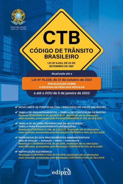 Código de Trânsito Brasileiro 2022: Super Atualizado