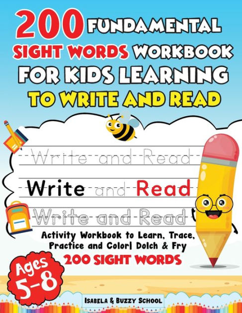 Buzzy,　by　Isabela　Read　Workbook　Sight　and　Write　to　Learning　Kids　Paperback　Words　Fundamental　200　Noble®　for　Barnes