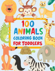 Title: 100 Animals Activity Book for Toddlers: Activity Book for Kids, Author: Laura Bidden